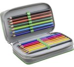 Étui scolaire triple rabat Football