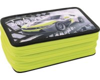 Étui scolaire triple rabat Race Car