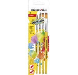 Set de pinceaux synthétiques WINNER, 4 pièces