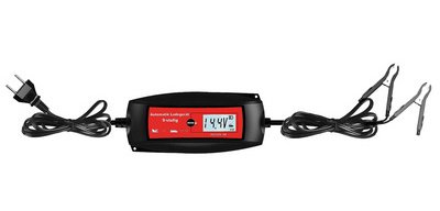 Chargeur pour batterie de voiture 2/4A, 6/12V