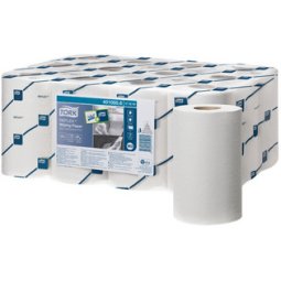 TORK Reflex Rouleau nettoyant multi-usage, 120,1 m, blanc