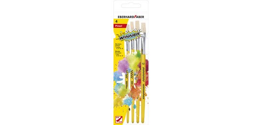 Set de pinceaux brosse WINNER, 4 pièces