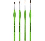 Set de pinceaux synthétiques GREEN WINNER