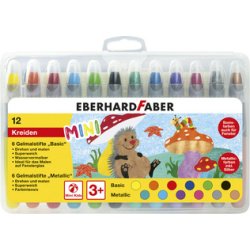 Craie gel Basic & Metallic, étui de 12