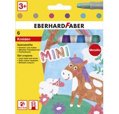 Craie gel Metallic, étui en carton de 6