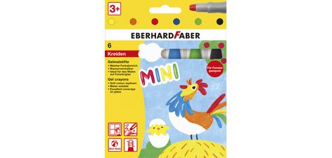 Craie gel Basic, étui en carton de 6