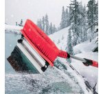 Gratte-givre télescopique avec pelle à neige