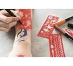 Kit crayon de tatouage Beach, carton de 4