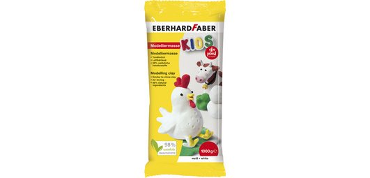 Pâte à modeler EFA plast KIDS, seau, blanc