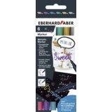 Marqueur à pigment Metallic Duo, étui de 6