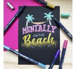 Marqueur à pigment Metallic Duo, étui de 6