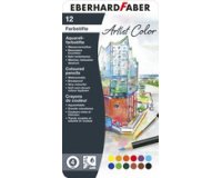 Crayon aquarellable Artist Color, étui de 12