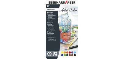Aquarellstifte Artist Color, Etui mit 12