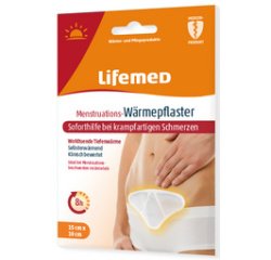 Warmtepleister voor pijnlijke menstruaties, wit