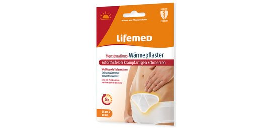 Patch chauffant pour règles douloureuses, blanc