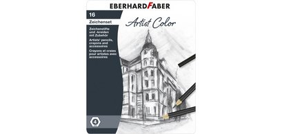 Kit de dessin Artist Color, 16 pièces