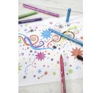 Feutre à paillettes, étui en carton de 8