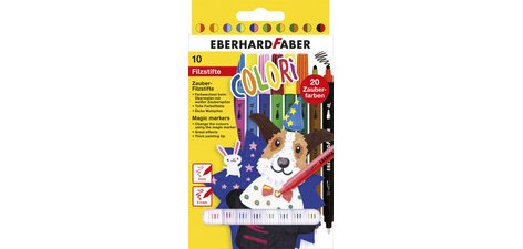 Feutre magique double COLORI, étui de 10