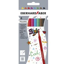 Feutre, étui en carton de 8