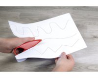 Ciseaux Mini Kids, rond, bleu