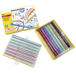 Feutre à paillettes, carton cadeau de 16