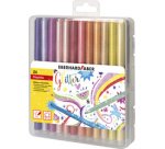 Glitter marker, plastic box of 24