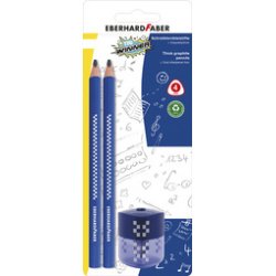 Kit crayon de papier TRI WINNER, 2B, bleu