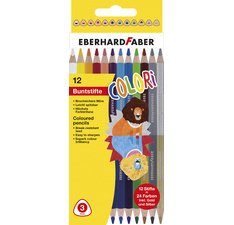 Crayon de couleur COLORI DUO, étui de 12