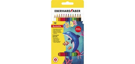 Crayon de couleur COLORI, étui carton de 12