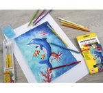 Crayon de couleur COLORI, étui carton de 12