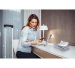 Distributeur de mouchoirs en papier KIM, chromé, argent