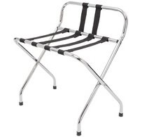 Bagagerek MARY II, met rugleuning, zwart