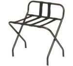 Porte-bagages MARY II, avec dos, chromé, argent