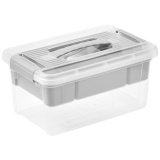 Boîte de rangement 'henri', 9 litres, nordic grey