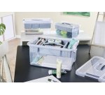 Boîte de rangement 'henri', 16 litres, nordic grey