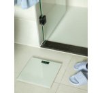 Pèse-personne digital FAJAH, affichage LCD, blanc