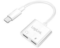 Câble adaptateur USB-C - 2x USB-C, 150 mm, blanc