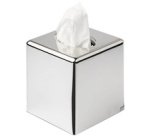 Distributeur de mouchoirs en papier SHERYL, chromé