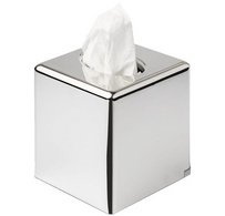 Distributeur de mouchoirs en papier SHERYL, chromé