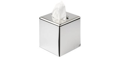 Distributeur de mouchoirs en papier SHERYL, chromé