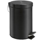 Poubelle cosmétique à pédale MELINDA, 3 litres, noir