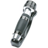 Lampe de poche MONDIAL, pour chambres d'hôtels, noir