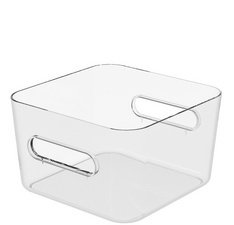 Boîte de rangement COMPACT SQUARE M, transparent