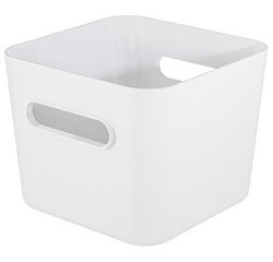 COMPACT SQUARE L storage box, white