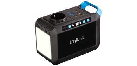 Station de charge mobile, 80 watts, noir
