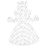 HAMA Plaque pour perles midi 'princesse, reine', blanc