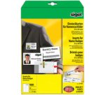 Inserts microperforés pour badges 54 x 90 mm