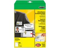 Badges PC pour porte-badges, 54 x 90 mm