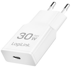 Chargeur secteur USB, USB-C (PD), 30 W, blanc