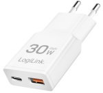 Chargeur secteur USB, 1x USB-C (PD), 1x USB-A (QC)